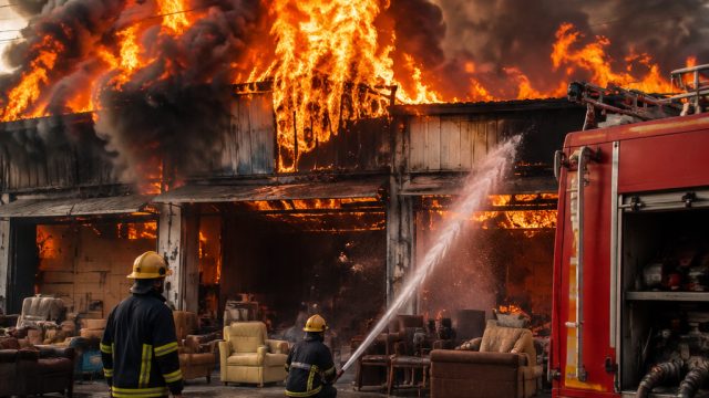 Massive Fire Devastates Furniture Shops in Hyderabad: What We Know