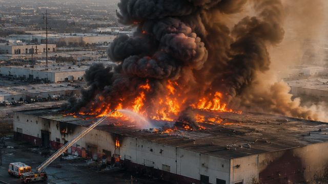 Los Angeles Warehouse Fire Raises Air Quality Concerns Amid Rising Awareness