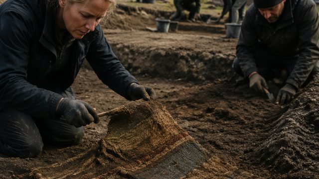 Unveiling Denmark's Viking Textile Hub: A Significant Archaeological Find