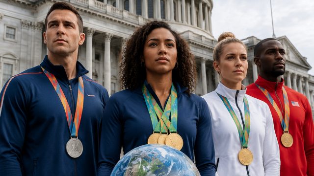 Olympic Champions Unite for Climate Advocacy on Capitol Hill