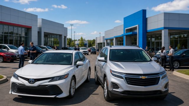 Toyota Edges Closer to GM in U